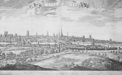 Staden Bristol (med nyckel), 1717